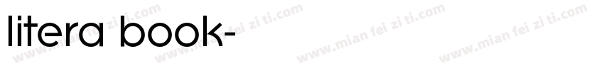 litera book字体转换